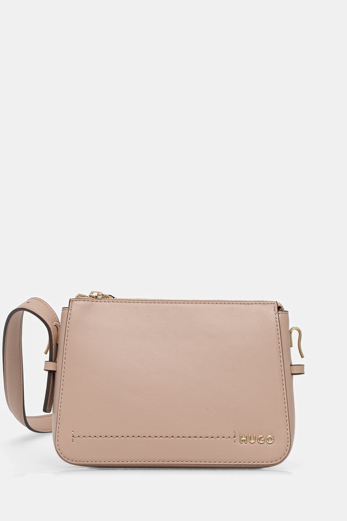 HUGO vrecko dámske Yorih_Crossbody béžová 50567725