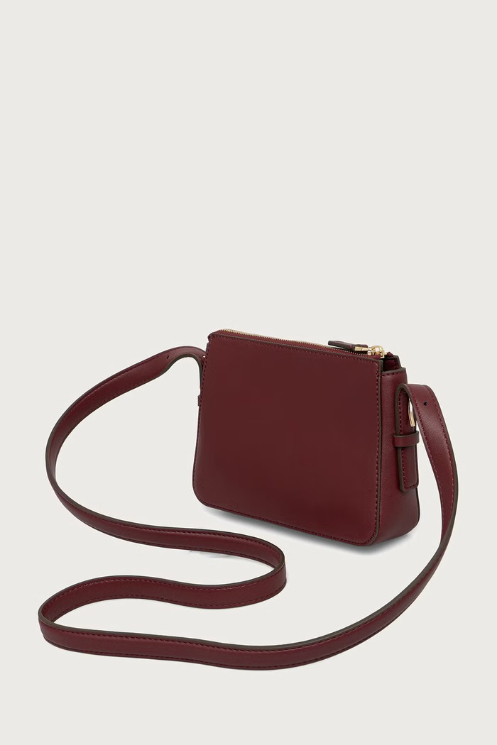 Akcesoria HUGO Saszetka damska Yorih_Crossbody 50567725 bordowy