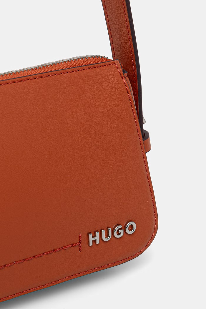 Akcesoria HUGO torebka damska z imitacji skóry Yorih_Hobo 50567718 pomarańczowy
