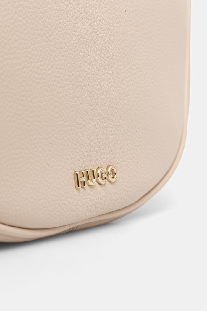 HUGO torebka crossbody damska z imitacji skóry Orin 2.0 Hobo beżowy 50567635
