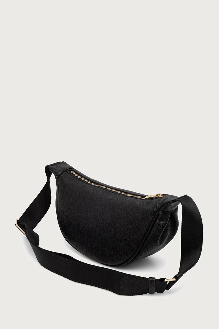Doplňky HUGO crossbody kabelka dámská z imitace kůže Orin 2.0 Hobo 50567635 černá