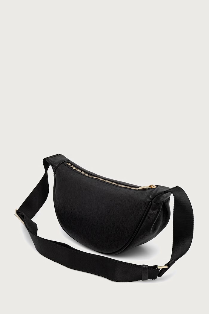 Doplňky HUGO crossbody kabelka dámská z imitace kůže Orin 2.0 Hobo 50567635 černá