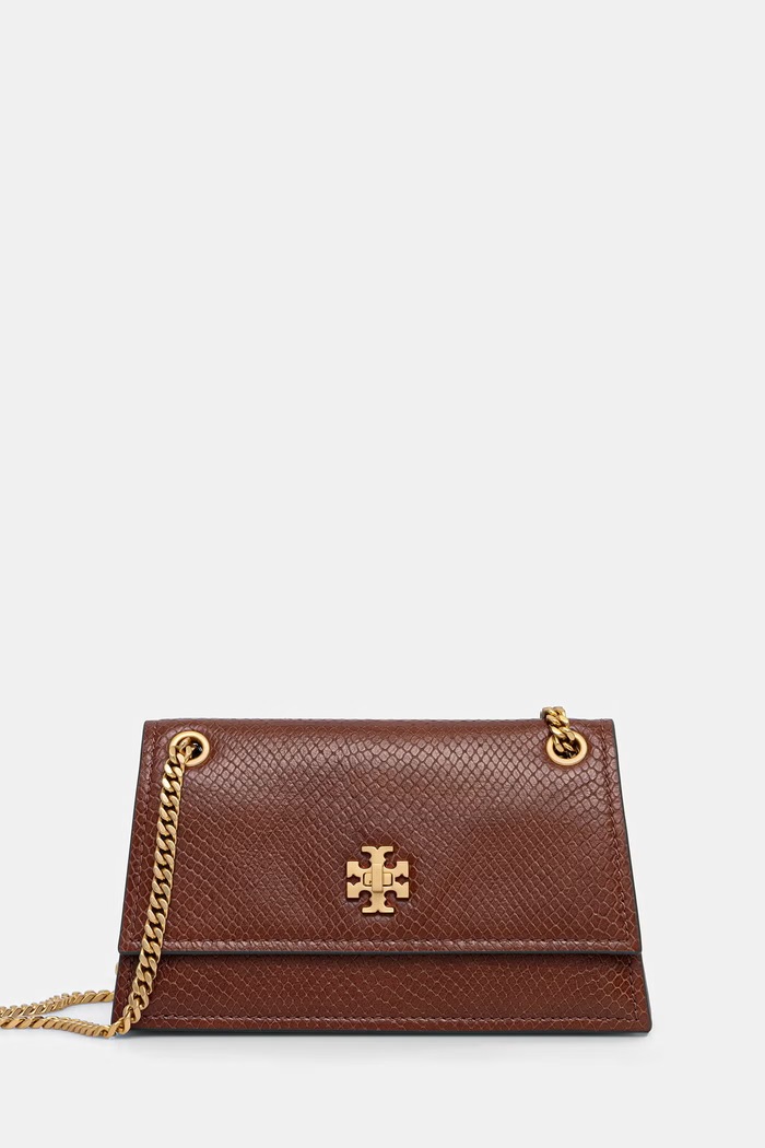Tory Burch torebka crossbody damska skórzana Kira brązowy 186926