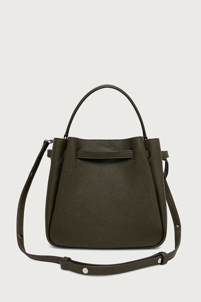 Doplnky Tory Burch kabelka typu tote dámska kožená Romy 166982 zelená
