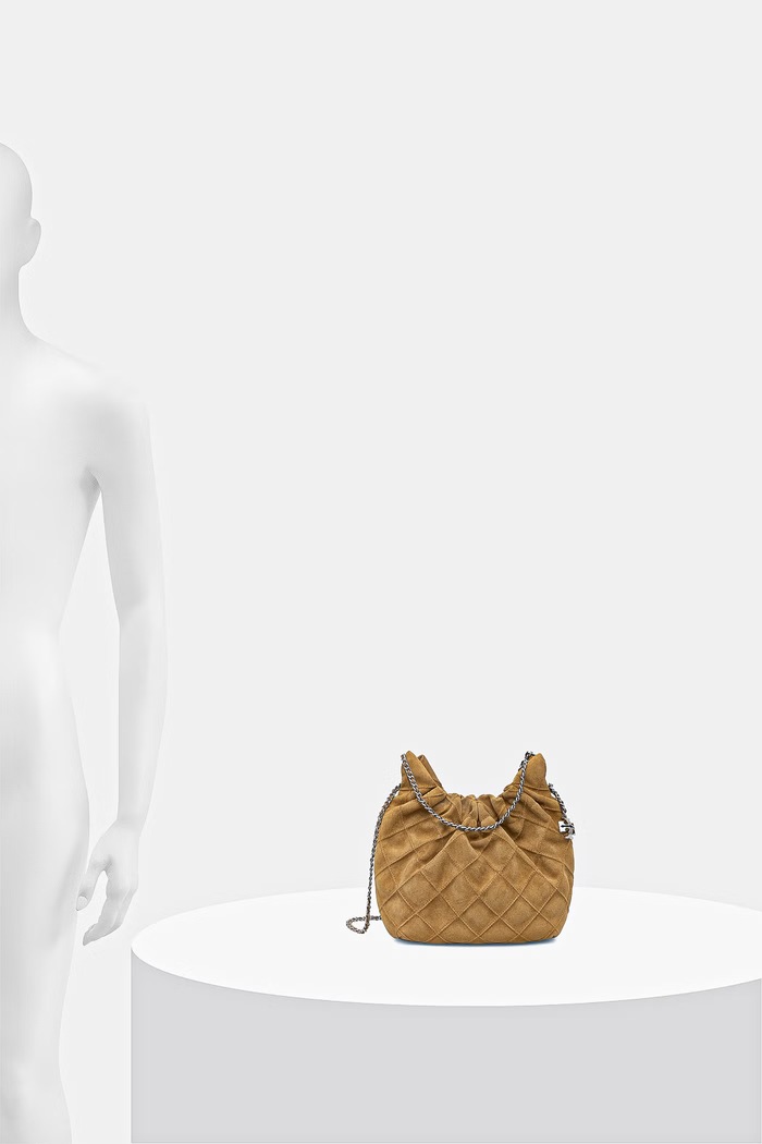 Tory Burch torebka crossbody damska zamszowa Fleming 166066