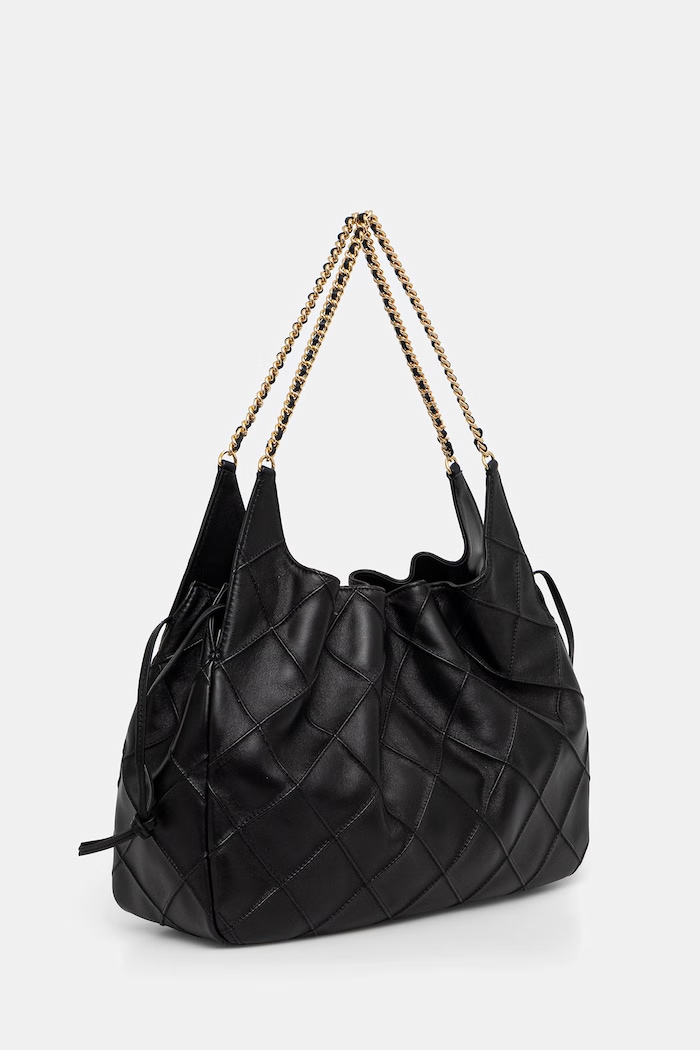 Tory Burch torebka tote damska skórzana Fleming 182890 czarny AW26