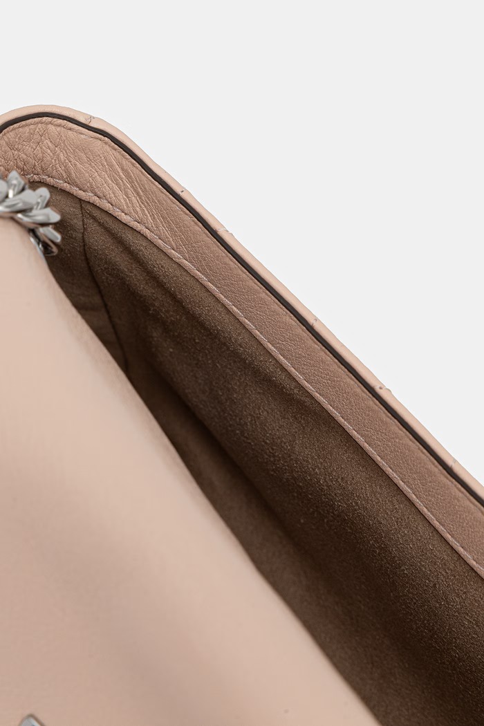 Tory Burch torebka crossbody damska skórzana Charlie beżowy 185829