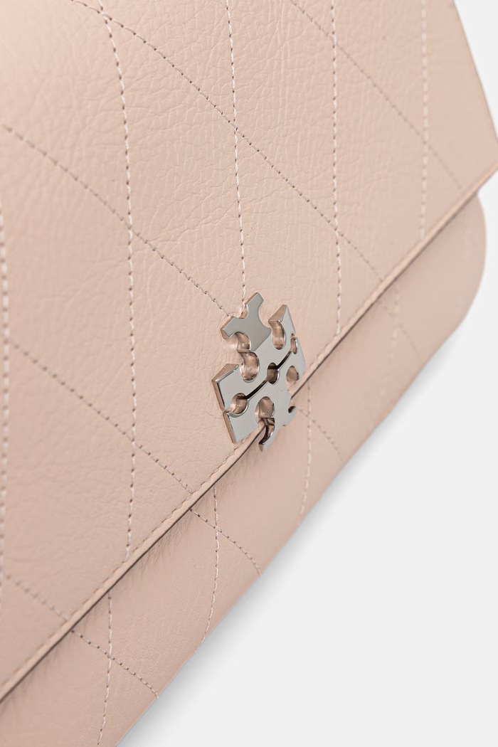 Tory Burch torebka crossbody damska skórzana Charlie 185829 beżowy