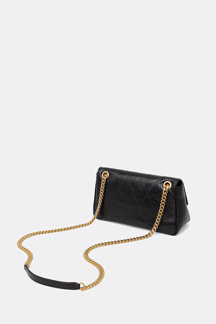 Doplnky Tory Burch crossbody kabelka dámska kožená Charlie 185829 čierna