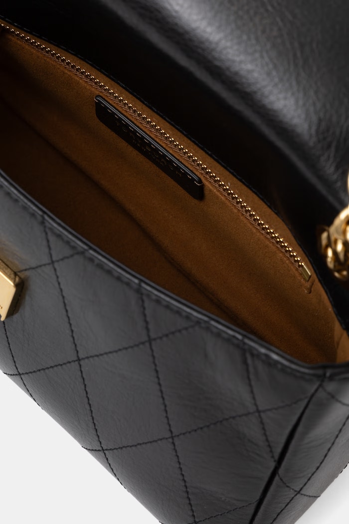 Tory Burch crossbody kabelka dámska kožená Charlie 185829 čierna