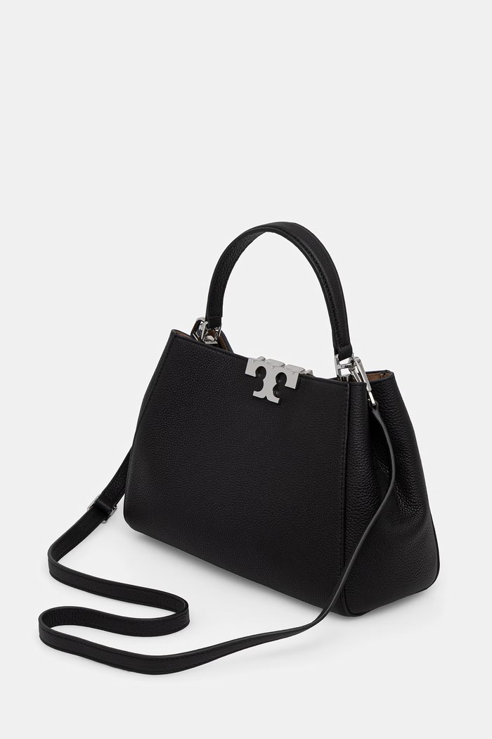 Accessori Tory Burch borsa a tracollo da donna in pelle Eleanor 177217 nero
