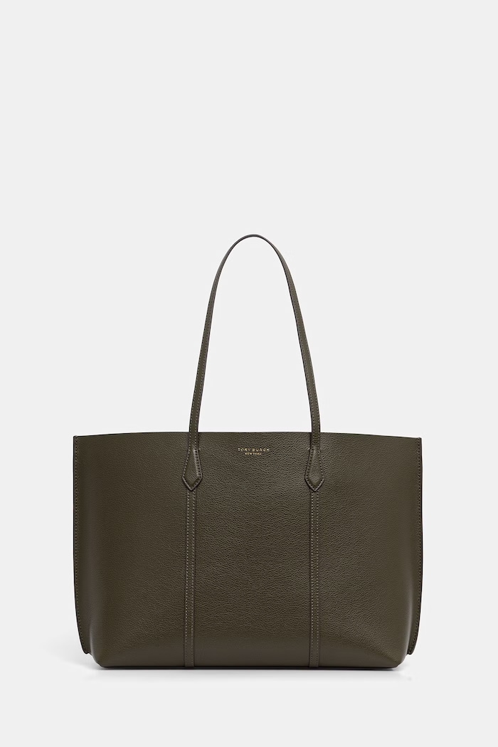 Tory Burch shopper γυναικεία δερμάτινη Perry πράσινο 177236