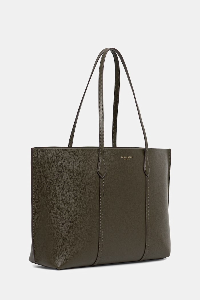 Tory Burch shopper γυναικεία δερμάτινη Perry 177236 πράσινο AW26