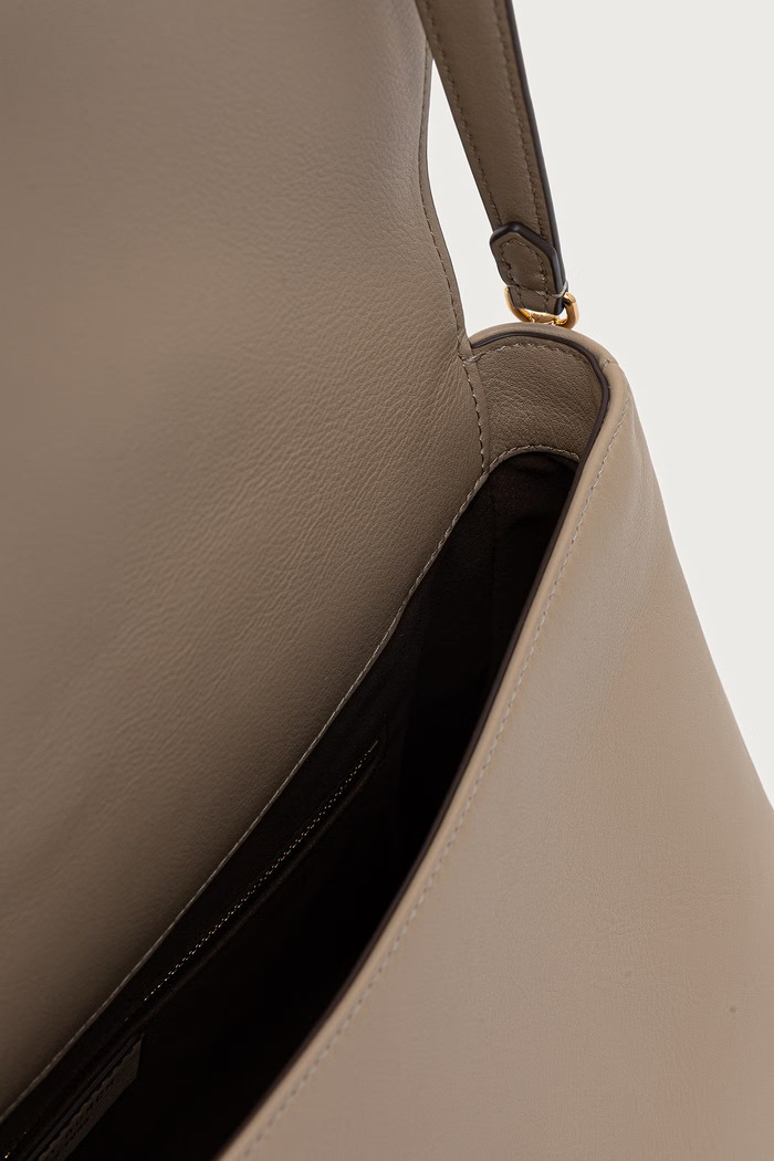 Torebka damska skórzana Charlie Tory Burch beżowy 180727