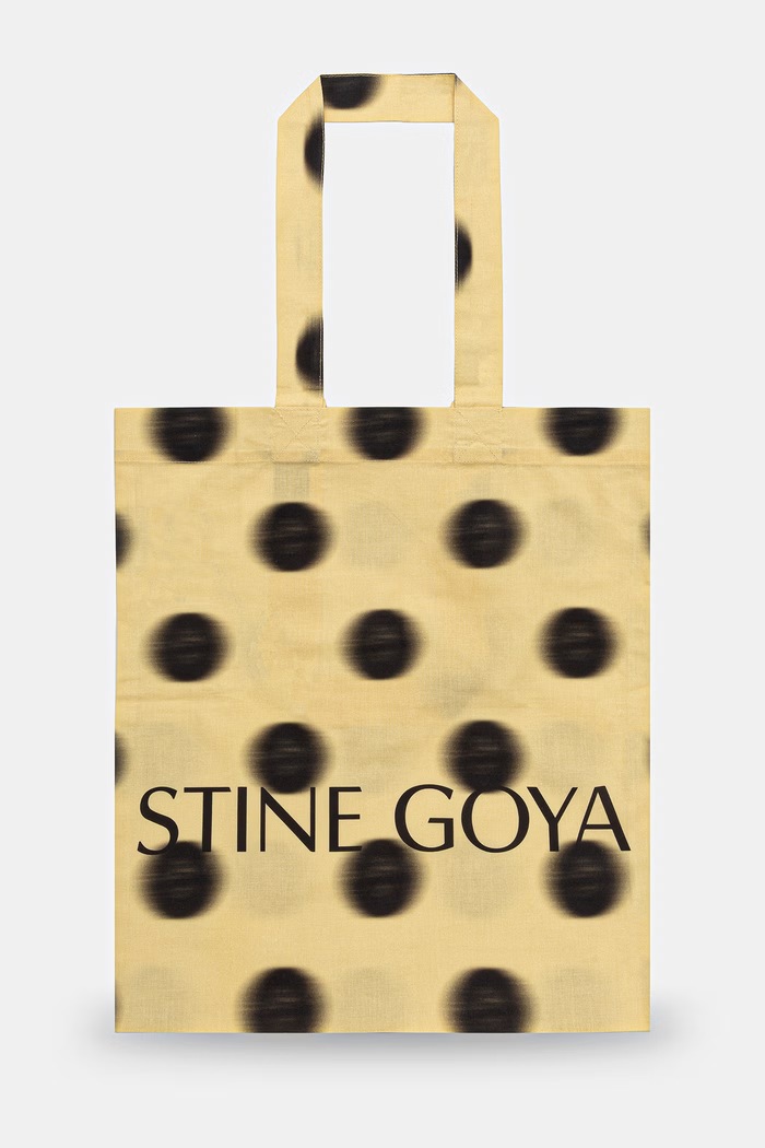 Stine Goya torebka tote damska bawełniana żółty SG.PF26.A016.2285
