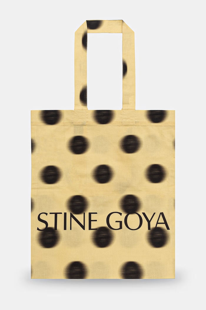 Stine Goya torebka tote damska bawełniana żółty SG.PF26.A016.2285