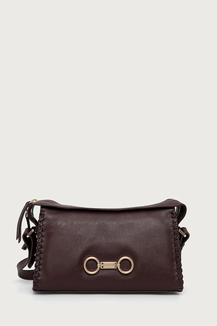 Marciano by Guess crossbody torbica ženska usnjena bordo G6YZ03.L0142