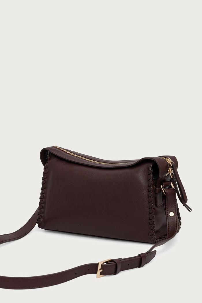 Dodatki Marciano by Guess crossbody torbica ženska usnjena G6YZ03.L0142 bordo