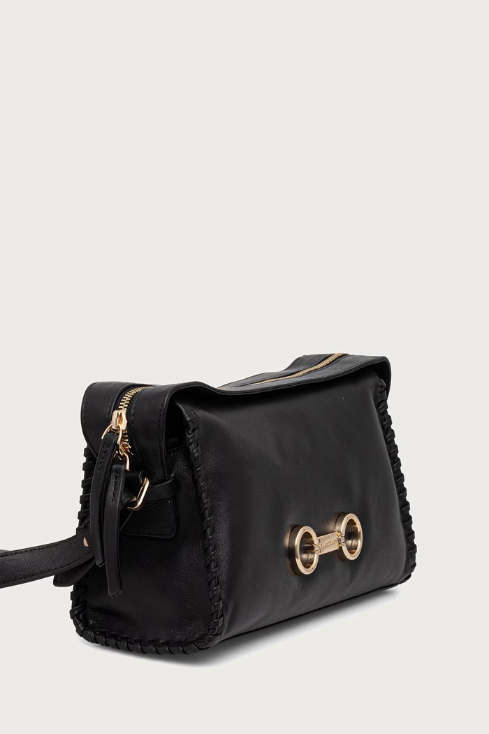 Marciano by Guess crossbody torbica ženska usnjena G6YZ03.L0142 črna AW26