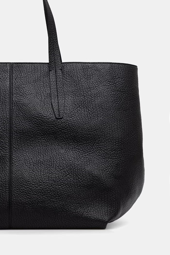 Dodatki Tommy Jeans shopper torba ženska iz umetnega usnja AW0AW18789 črna