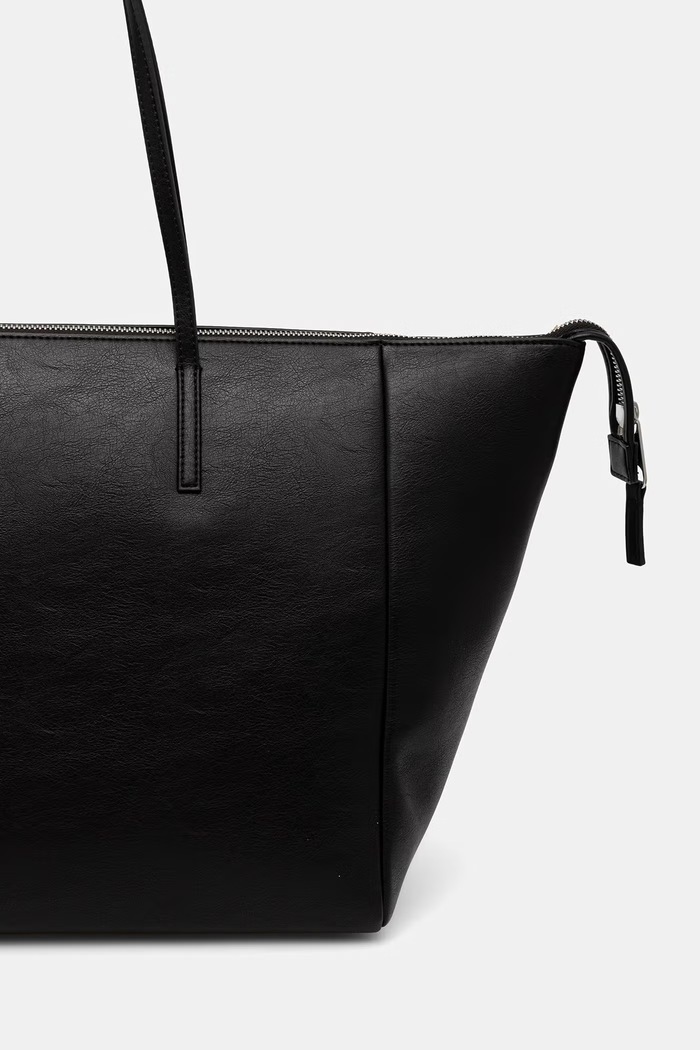 Akcesoria Tommy Jeans torebka shopper damska z imitacji skóry AW0AW18786 czarny