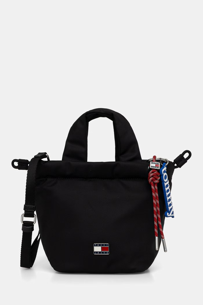 Tommy Jeans χιαστί γυναικεία μαύρο AW0AW18781