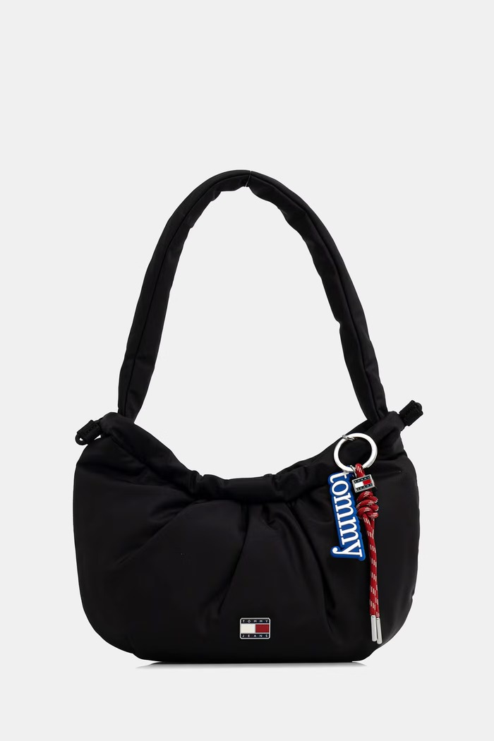 Tommy Jeans hobo torbica ženska črna AW0AW18780