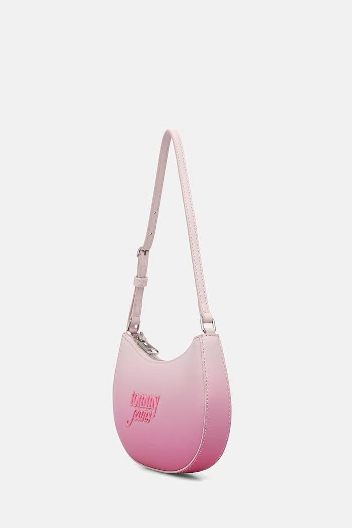 Tommy Jeans kabelka typu shopper dámska z imitácie kože AW0AW18774 ružová AW26