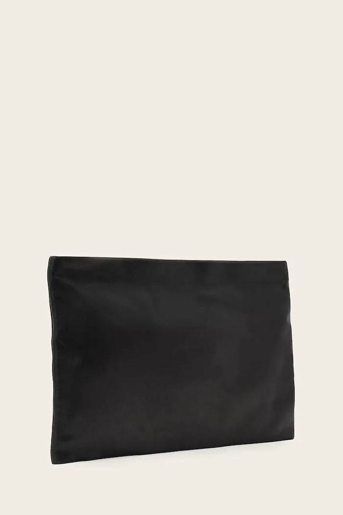 AllSaints Κλατς γυναικεία δερμάτινη BETTINA W429XE μαύρο AW26