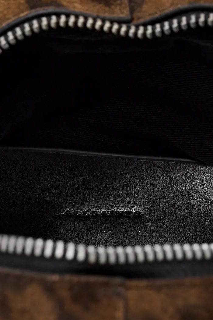 AllSaints torebka crossbody damska zamszowa ROSALIE brązowy W722XD
