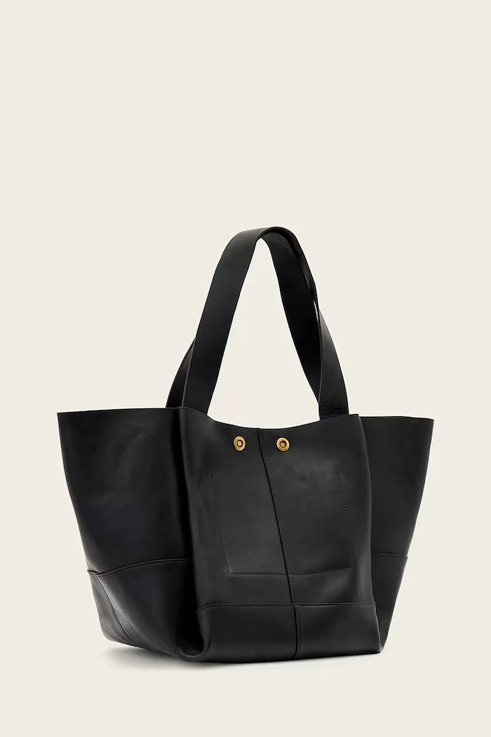 AllSaints torebka shopper damska skórzana ROSALIE W713XD czarny AW26