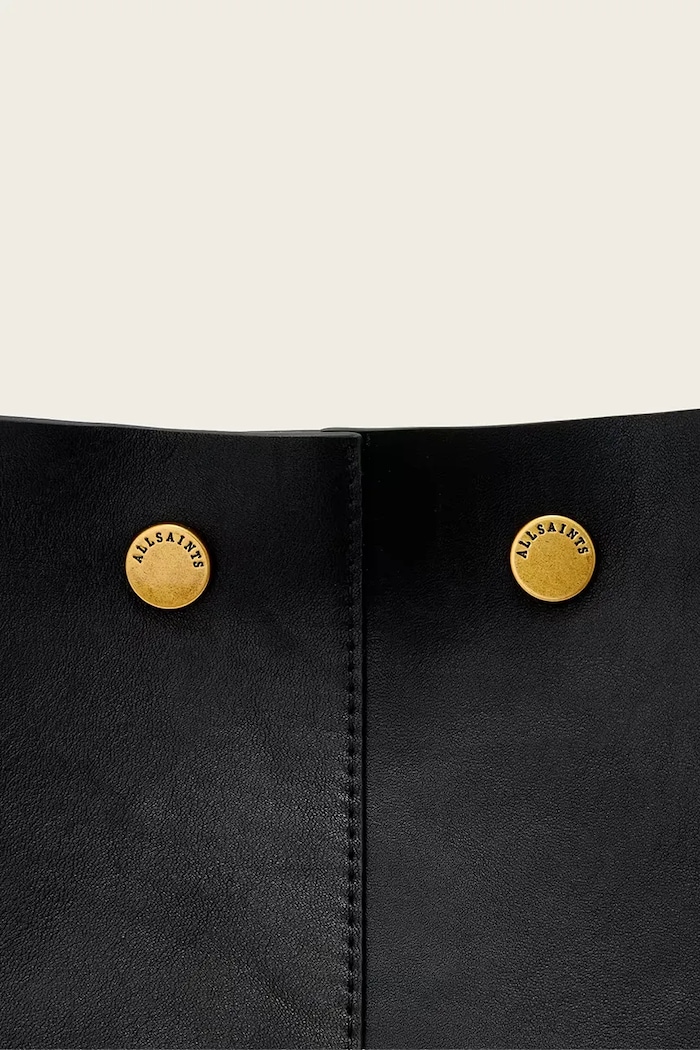 AllSaints torebka shopper damska skórzana ROSALIE czarny W713XD