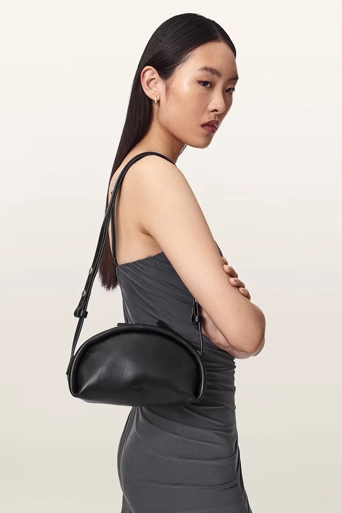 AllSaints Torebka crossbody damska skórzana ROSALIE W710XD