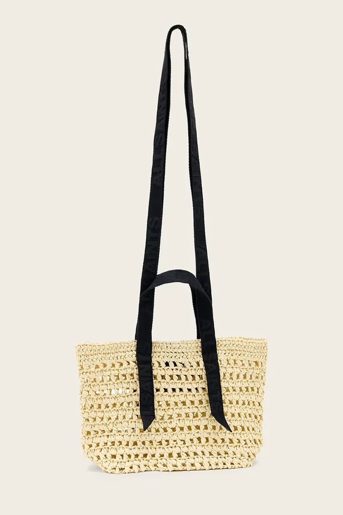 AllSaints torebka shopper damska CELAYNE W485XE beżowy AW26