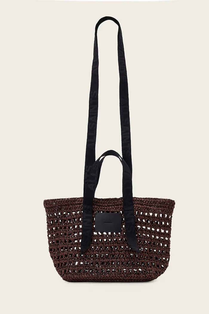 AllSaints torebka shopper damska CELAYNE brązowy W485XE