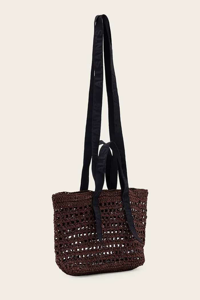 AllSaints torebka shopper damska CELAYNE W485XE brązowy AW26
