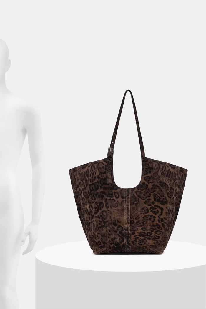 AllSaints kabelka typu shopper dámska semišová ARA W469XC