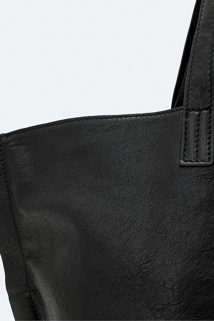 Akcesoria AllSaints Torebka shopper damska skórzana LUTECE W210XF czarny
