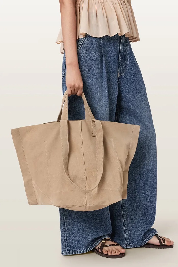 AllSaints geantă shopper pentru femei, din piele LUTECE W357XE