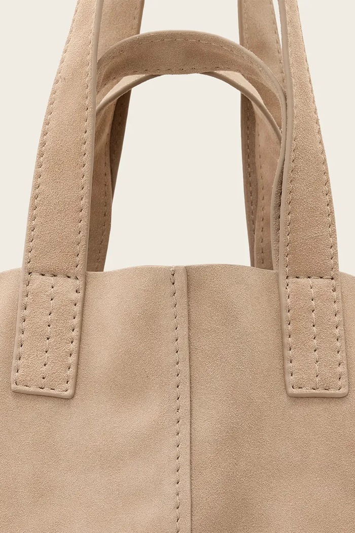 AllSaints geantă shopper pentru femei, din piele LUTECE bej W357XE