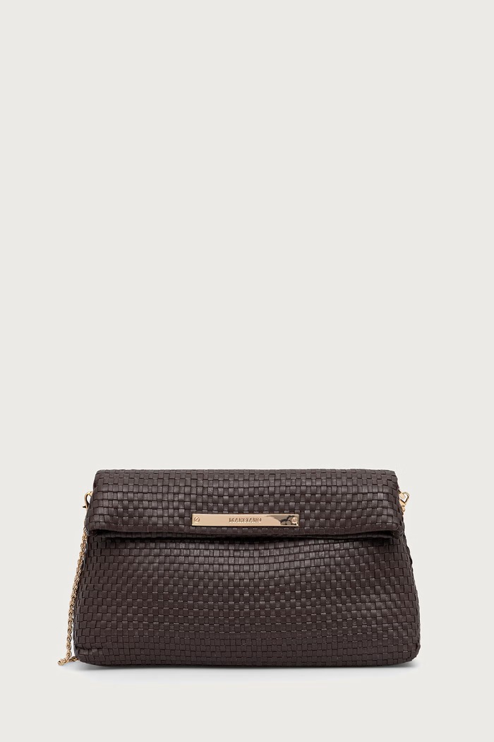 Marciano by Guess klasična torbica ženska usnjena VICTORIA rjava G6YZ05.L0144