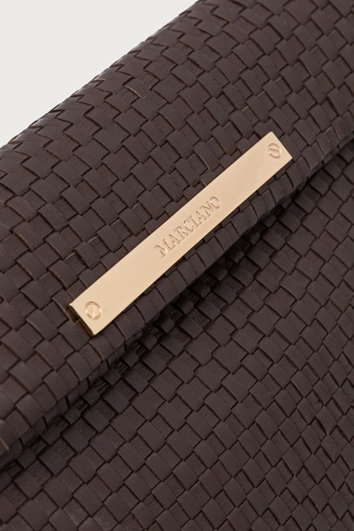Marciano by Guess klasična torbica ženska usnjena VICTORIA rjava G6YZ05.L0144