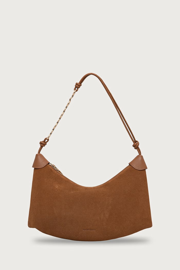 Marciano by Guess hobo torbica ženska semišasta GRACE rjava G6YZ04.L0143