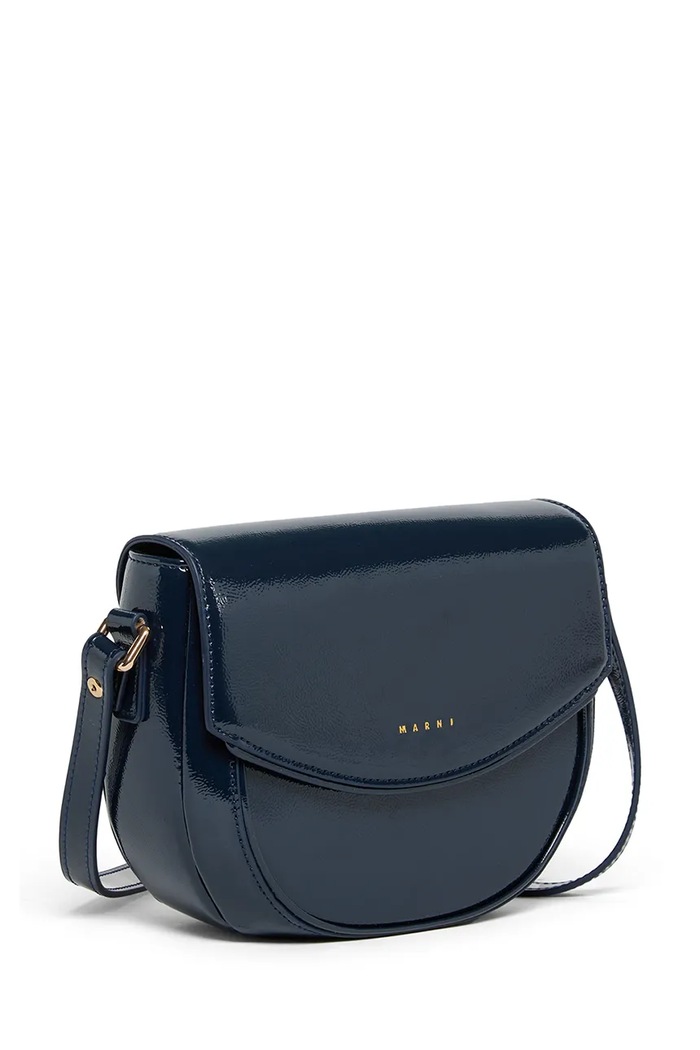 Dziewczynka Marni Torebka crossbody dziecięca z imitacji skóry M01476.M00YF czarny