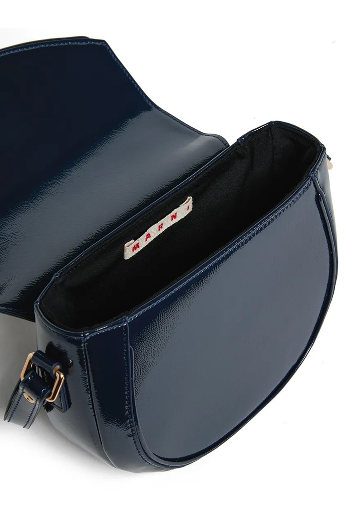 Torebka crossbody dziecięca z imitacji skóry Marni M01476.M00YF czarny