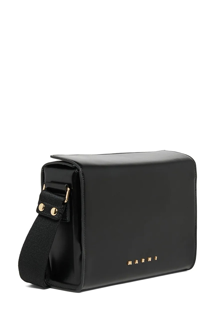 Dziewczynka Marni torebka crossbody dziecięca z imitacji skóry M01967.M00TK czarny