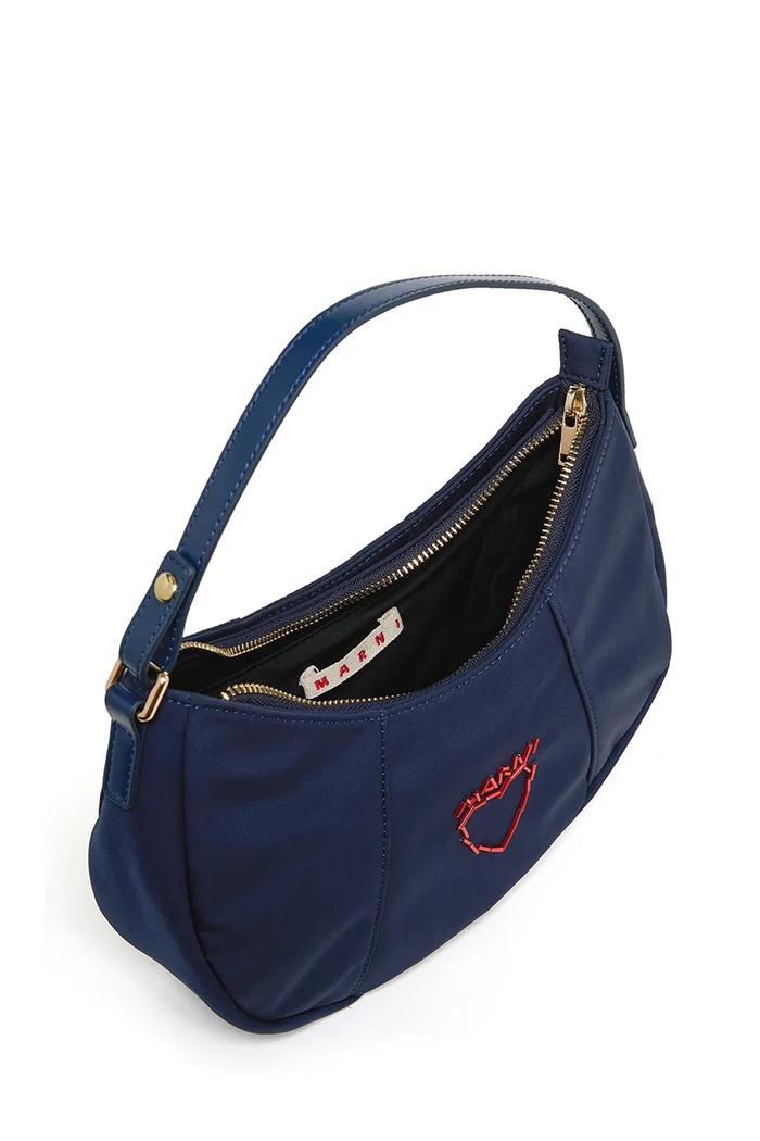 Marni torebka hobo dziecięca granatowy M01981.M00XP