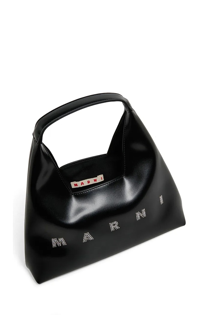 Marni torebka dziecięca z imitacji skóry czarny M02030.M00TK