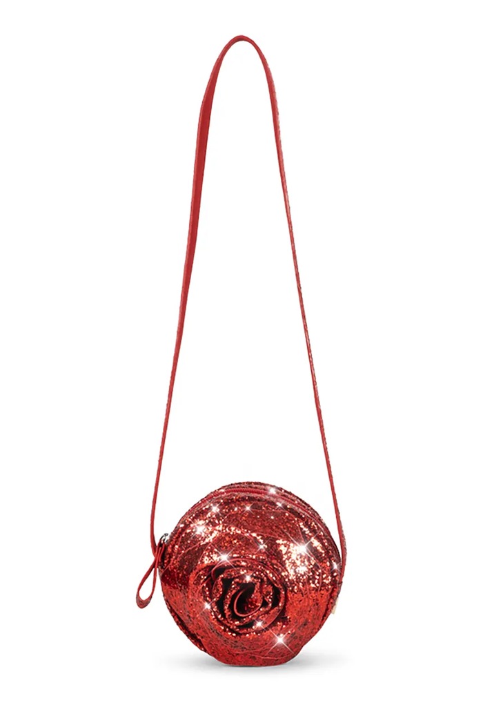 Konges Sløjd Torebka crossbody dziecięca ROSE SHOULDER BAG KS106591.9BY2 czerwony AW26