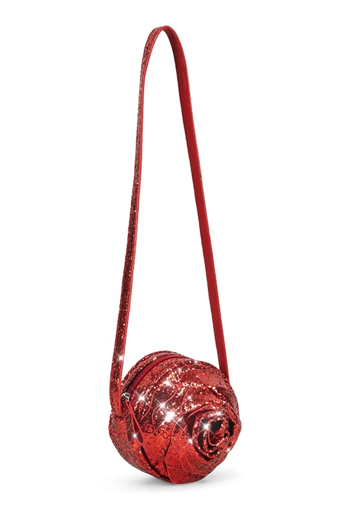 Dziewczynka Konges Sløjd Torebka crossbody dziecięca ROSE SHOULDER BAG KS106591.9BY2 czerwony